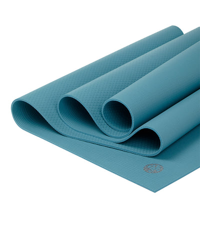 Manduka PROLite 5mm - Aqua - folded | Eco Yoga Store
