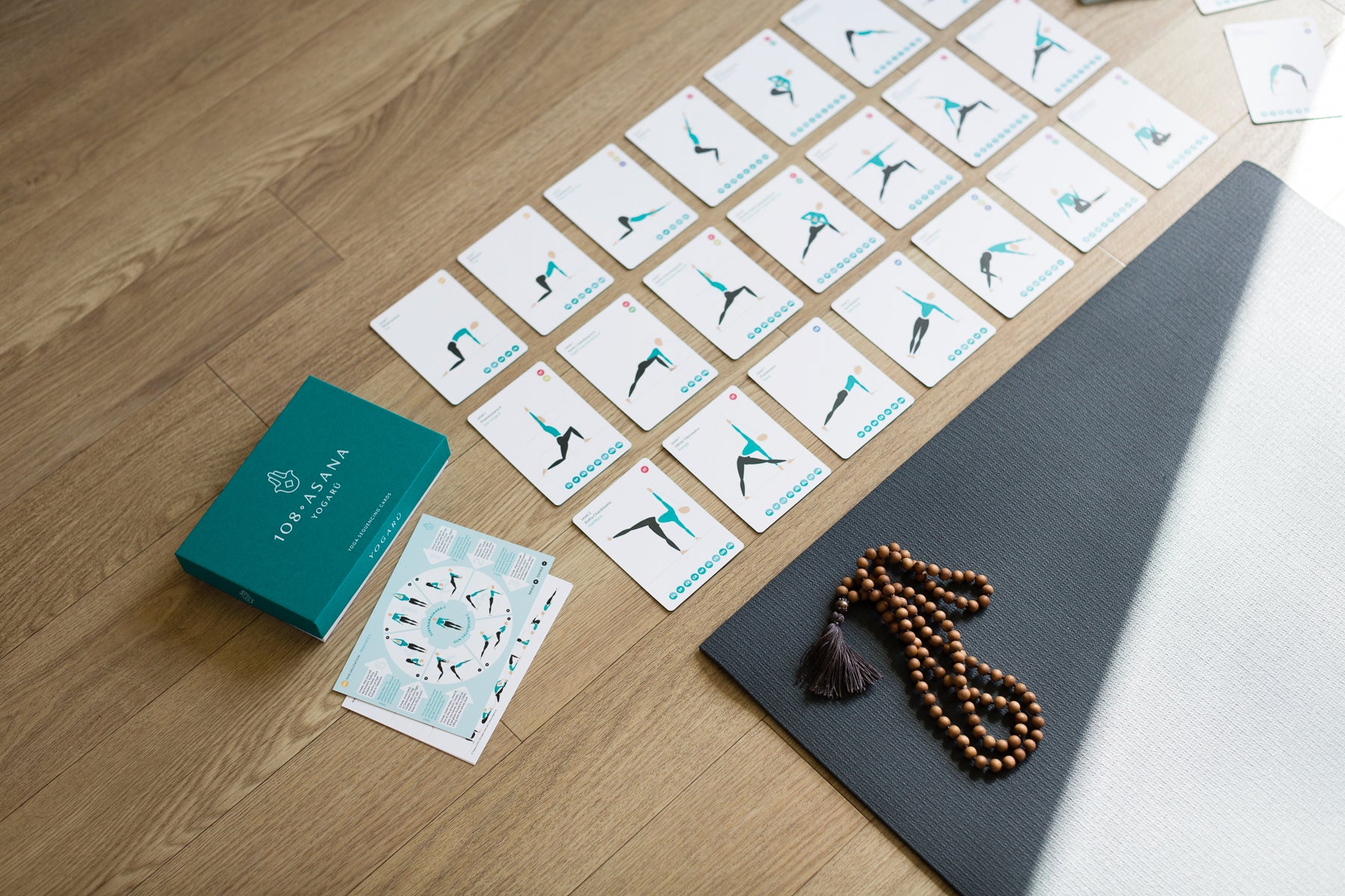 108 Asana Yoga Cards - Yogaru | Eco Yoga Store