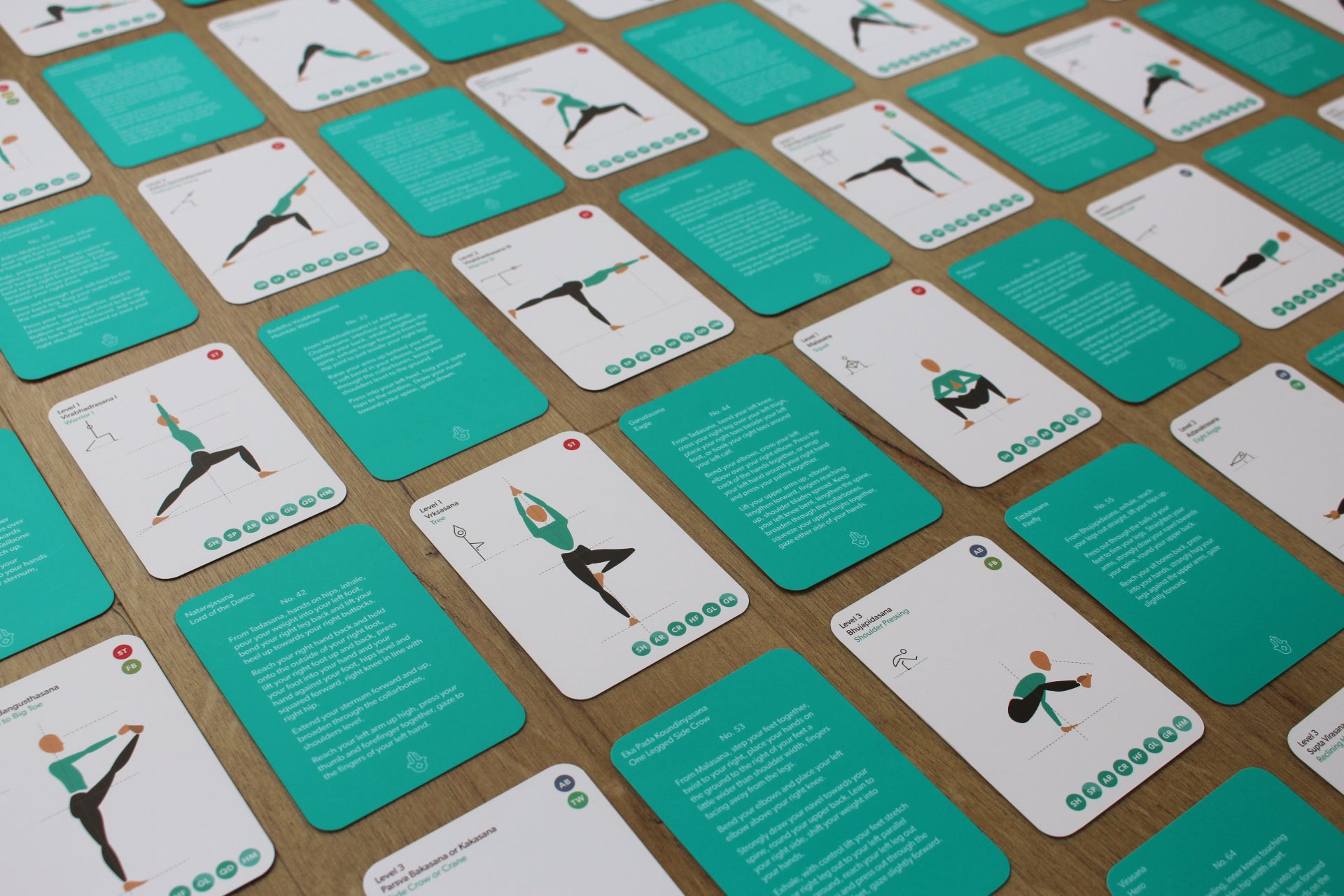 108 Asana Yoga Cards - Yogaru | Eco Yoga Store