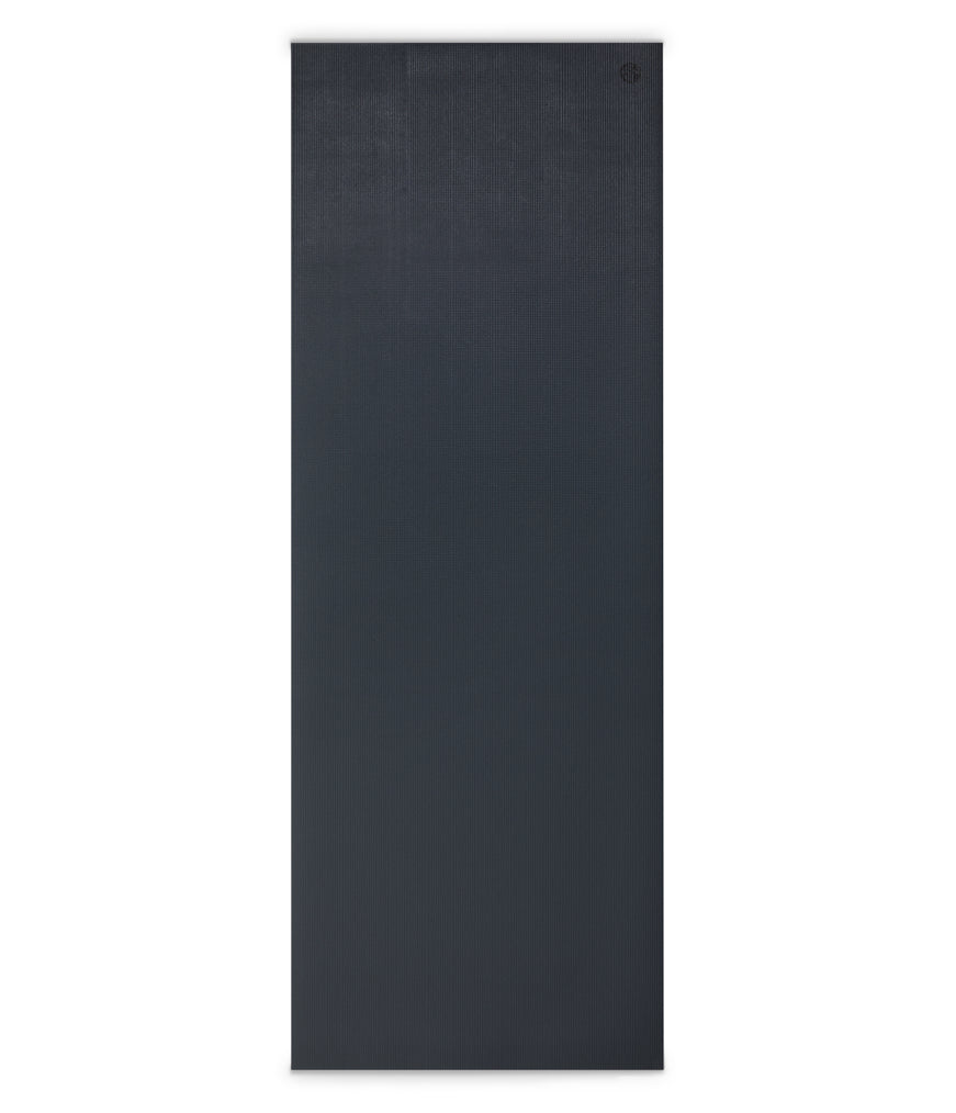 Manduka PRO 6mm Yoga Mat - Black Thunder - unfurled | Eco Yoga Store