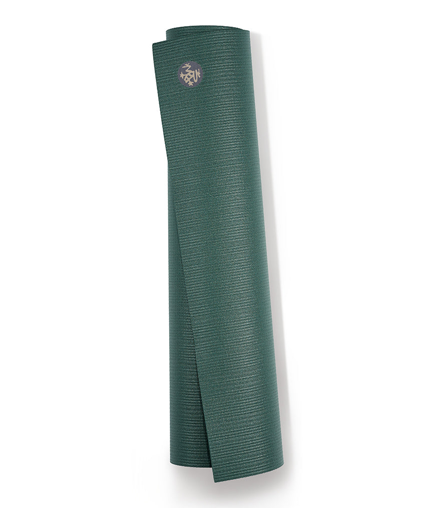 Manduka PRO 6mm Yoga Mat - Black Sage Mist - rolled vertical | Eco Yoga Store