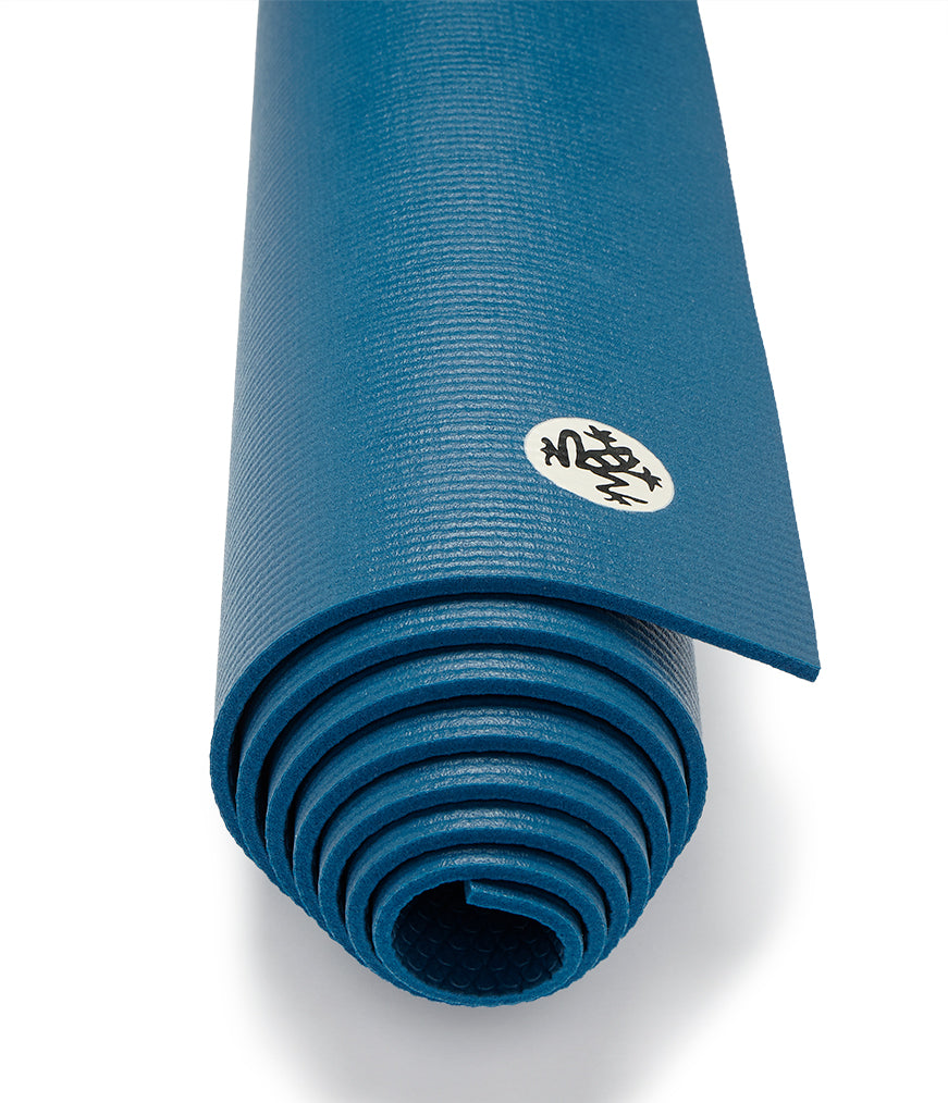 Manduka PROLite 5mm - Maldive - rolled end on | Eco Yoga Store
