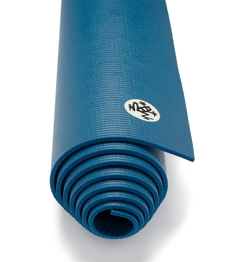 Manduka PROLite 5mm - Maldive - rolled end on | Eco Yoga Store