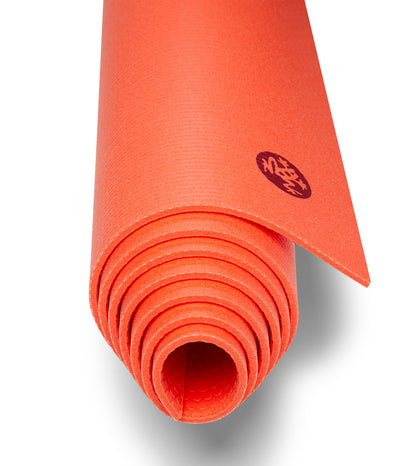 Manduka PROLite 5mm - Orchid - rolled end on | Eco Yoga Store