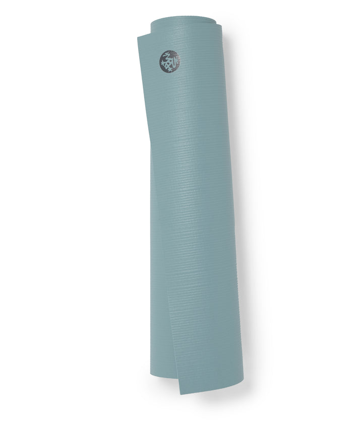 Manduka PROLite 5mm - Blue Lotus - rolled vertical | Eco Yoga Store