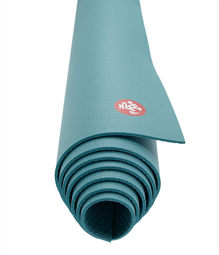 Manduka PROLite 5mm - Lotus - rolled end on | Eco Yoga Store