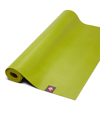 Manduka eKO Superlite 1.5mm Yoga Mat - Anise - part rolled | Eco Yoga Store
