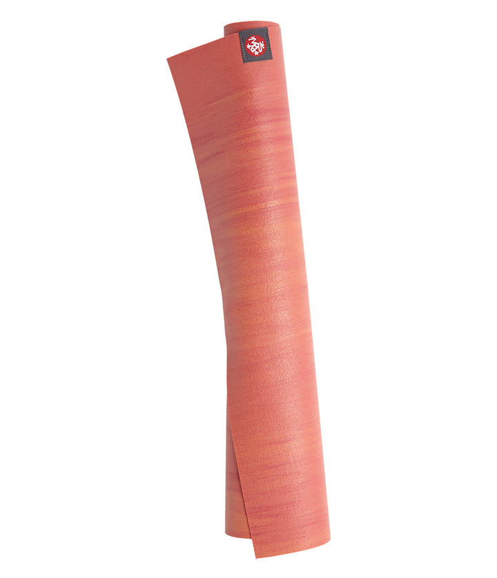 Manduka eKO Superlite 1.5mm Yoga Mat - Orchid Marble - rolled vertical | Eco Yoga 