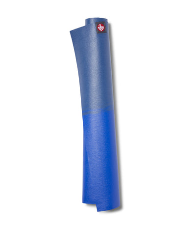 Manduka eKO Superlite 1.5mm Yoga Mat - Amethyst Stripe - rolled vertical | Eco Yoga Store