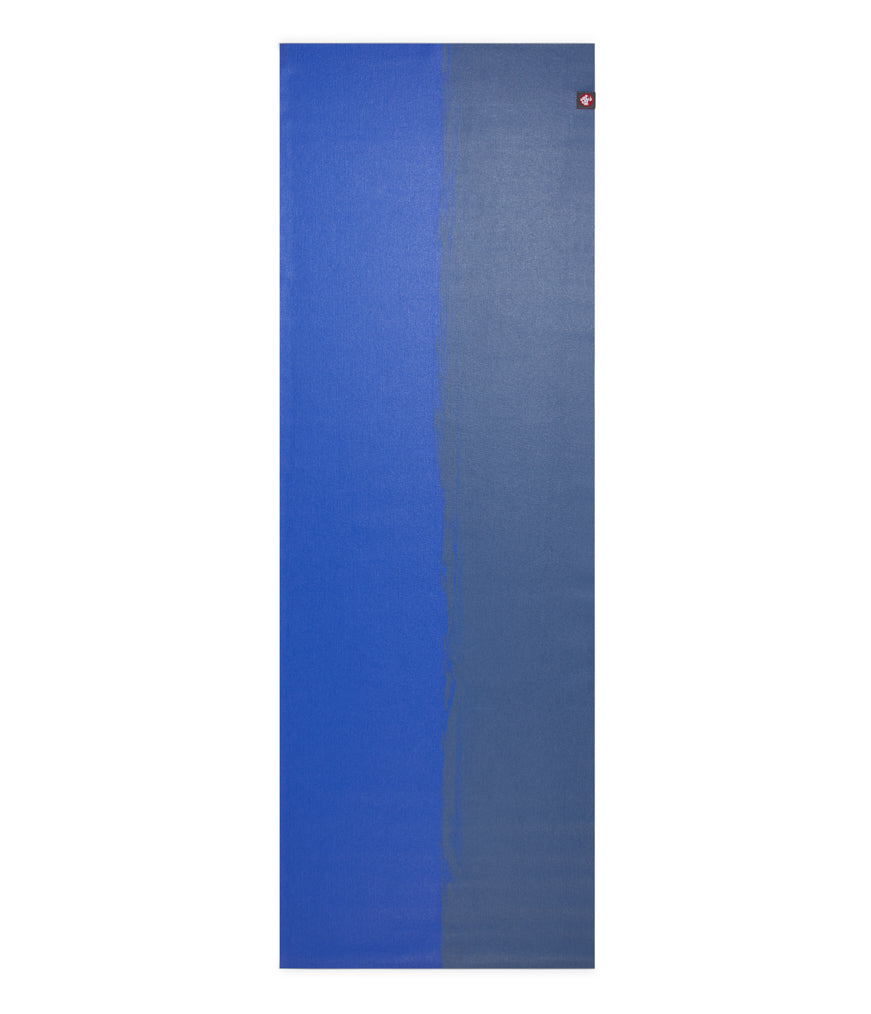 Manduka eKO Superlite 1.5mm Yoga Mat - Amethyst Stripe - unfurled | Eco Yoga Store