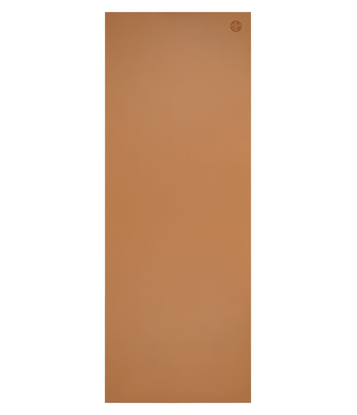 Manduka GRP Adapt 5mm Yoga Mat - Terracotta - unfurled | Eco Yoga Store