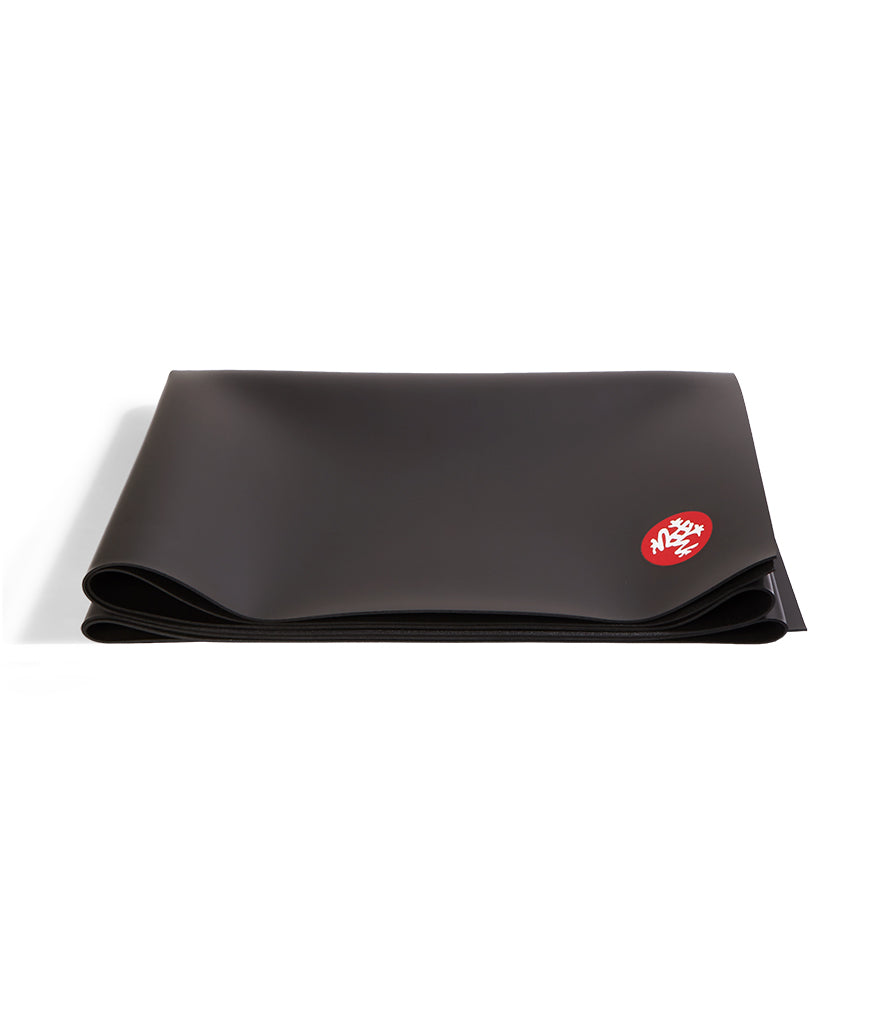 Manduka GRP Adapt Travel 1.5mm Yoga Mat - Carbon Black - folded | Eco Yoga Store