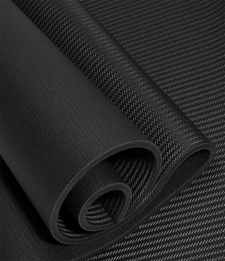 Manduka ENDURA Fitness Mat 10mm - Black - folded | Eco Yoga Store