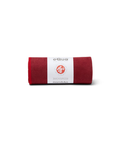 Manduka eQua Hand Towel - Verve - rolled | Eco Yoga Store