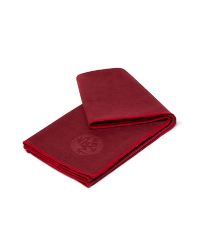 Manduka eQua Hand Towel - Verve - folded | Eco Yoga Store