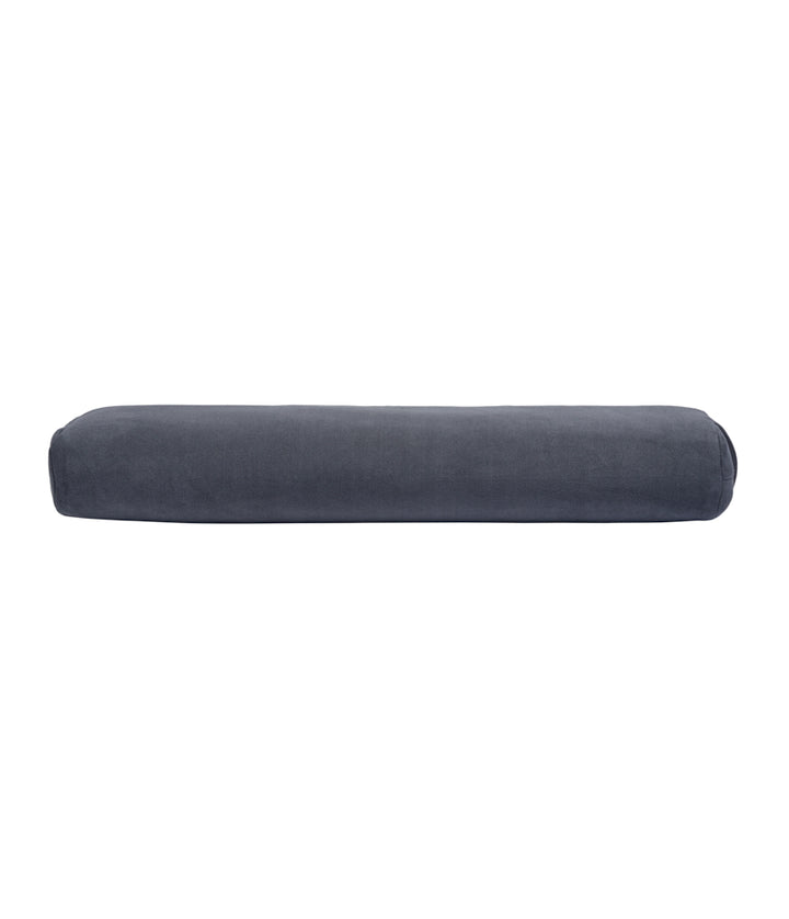 Manduka Enlight Lean Bolster - Thunder - horizontal view | Eco Yoga Store