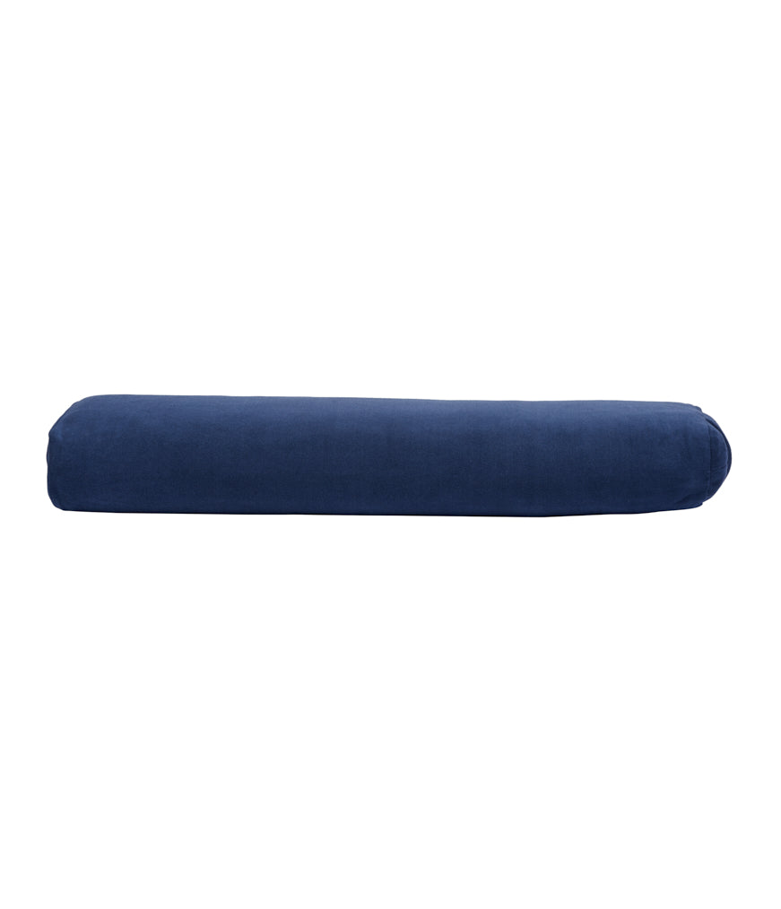 Manduka Enlight Lean Bolster - Thunder - horizontal view | Eco Yoga Store