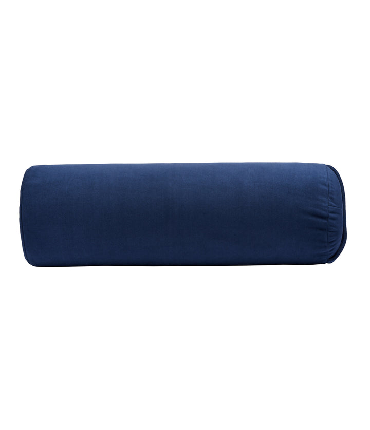 Manduka Enlight Round Bolster - Midnight - horizintal | Eco Yoga Store