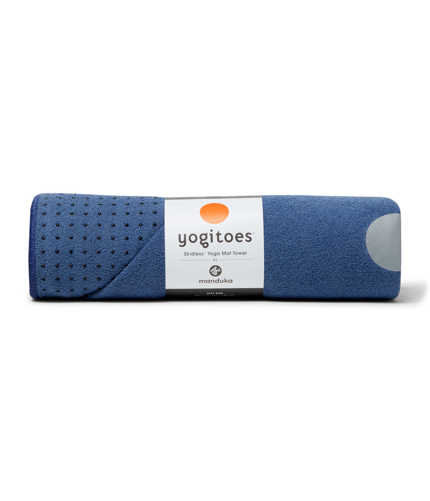 Manduka Yogitoes Mat Towel - Moon - folded | Eco Yoga Store