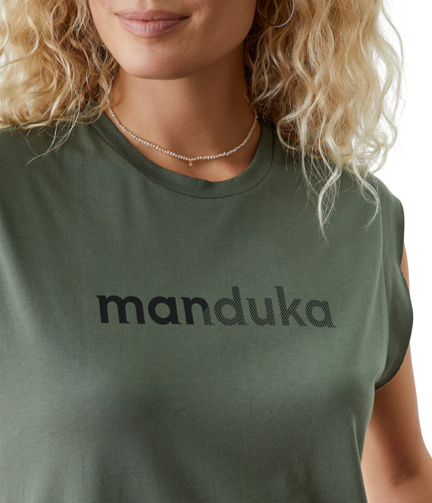 Warrior Tee - Earth - Front View - Gallery Image 3 | Manduka | Eco Yoga Store