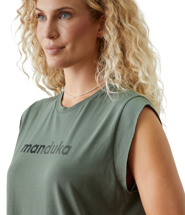 Warrior Tee - Earth - Side View - Gallery Image 4 | Manduka | Eco Yoga Store