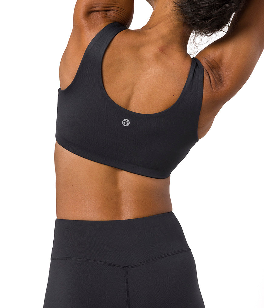 Dhara Bra - Phantom - Rear View - Gallery Image 9 | Manduka | Eco Yoga Store