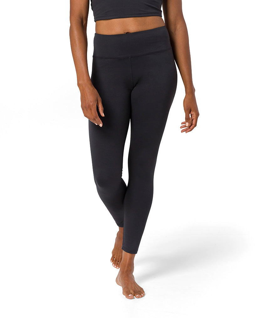 Dhara Legging - Phantom - Front View - Gallery Image 2 | Manduka | Eco Yoga Store