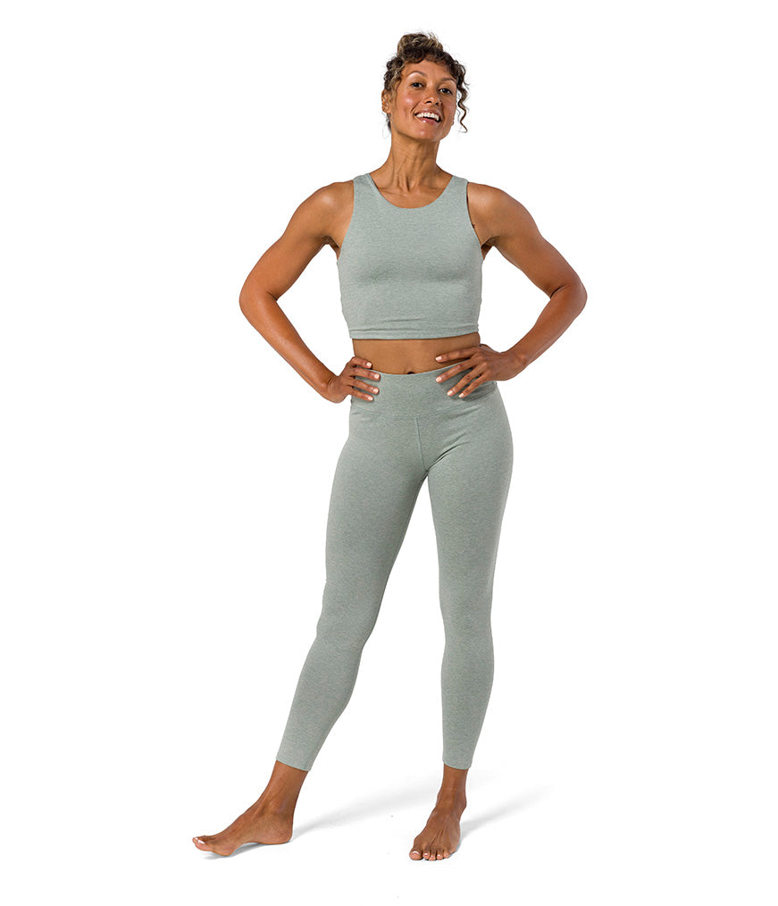 Dhara Tank - Avian Heather - Front View - Gallery Image 1 | Manduka | Eco Yoga Store