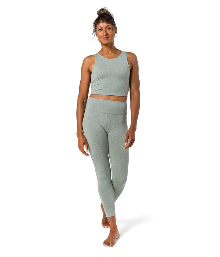 Dhara Tank - Avian Heather - Front View - Gallery Image 2 | Manduka | Eco Yoga Store