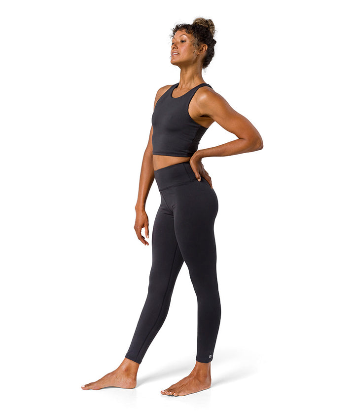 Dhara Tank - Phantom - Side View - Gallery Image 4 | Manduka | Eco Yoga Store