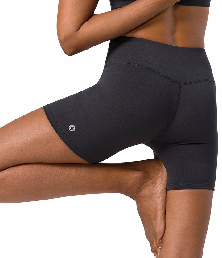 Dhara Short - Phantom - Rear View - Gallery Image 8 | Manduka | Eco Yoga Store