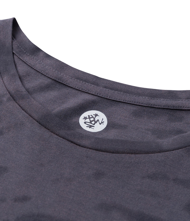 Shanti Tank - Phantom - Collar View - Gallery Image 12 | Manduka | Eco Yoga Store