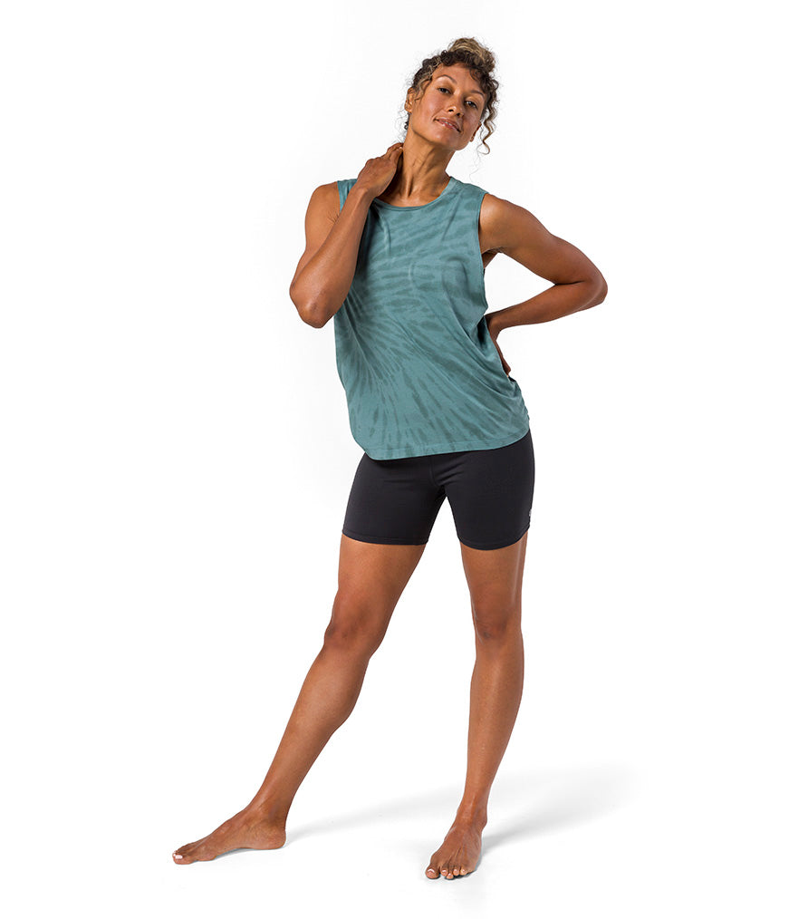 Shanti Tank - Beetle - Front View - Gallery Image 1 | Manduka | Eco Yoga Store