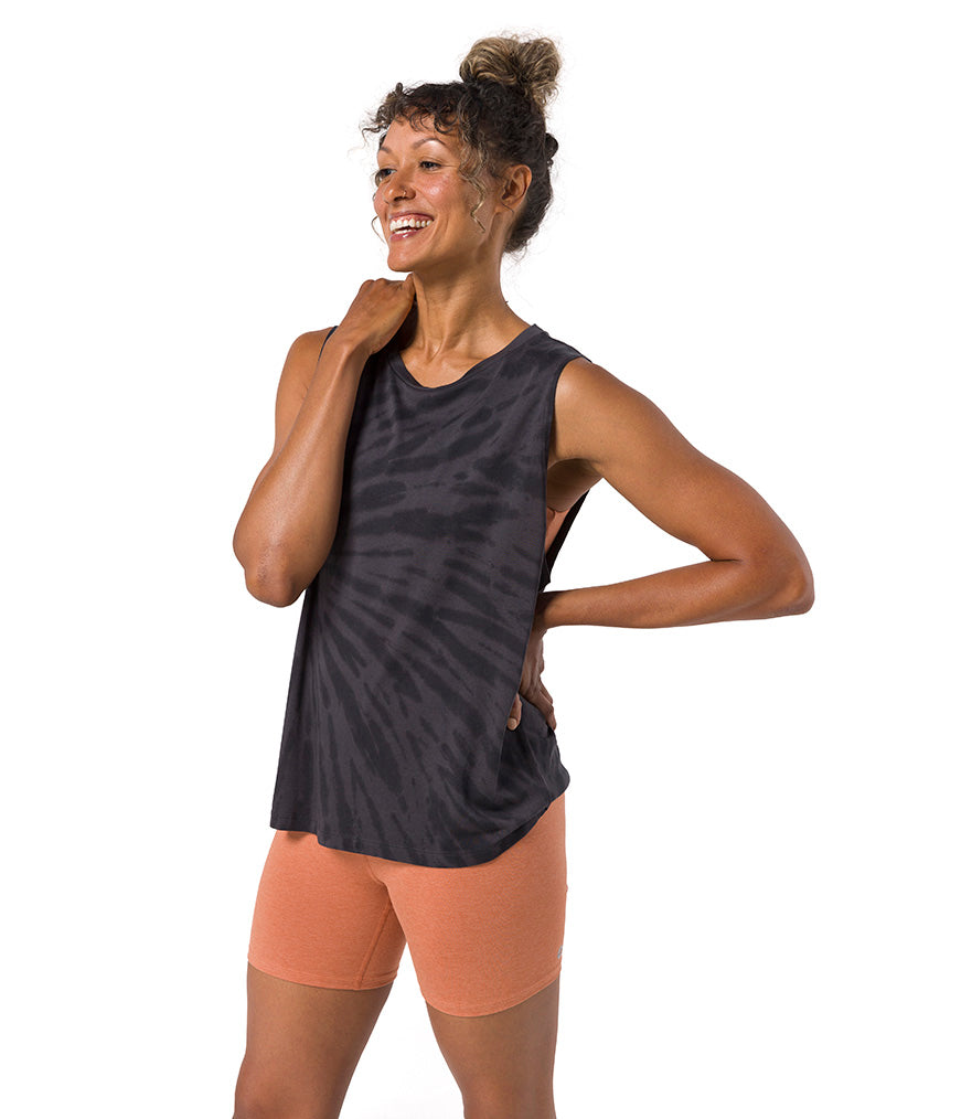 Shanti Tank - Phantom - Front View - Gallery Image 3 | Manduka | Eco Yoga Store