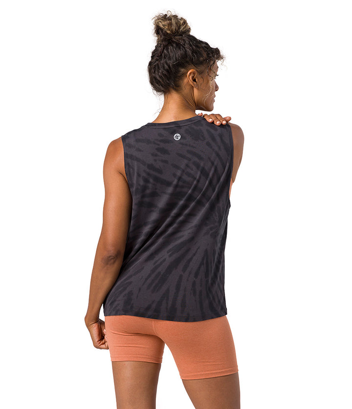 Shanti Tank - Phantom - Rear View - Gallery Image 4 | Manduka | Eco Yoga Store