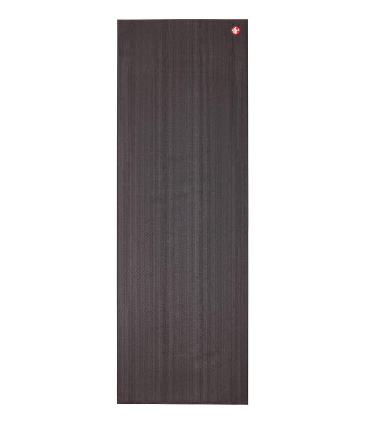 Manduka PRO Travel 2.5mm Yoga Mat - Black - unfurled | Eco Yoga Store