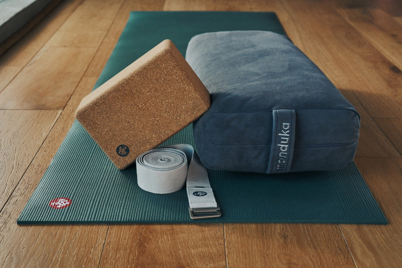 Manduka PROLite Studio Set - Yoga mat, block, bolster & strap | Eco Yoga Store