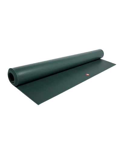Manduka PRO 6mm Extra Large - Long & Wide - Sage - part unrolled | Eco Yoga Store