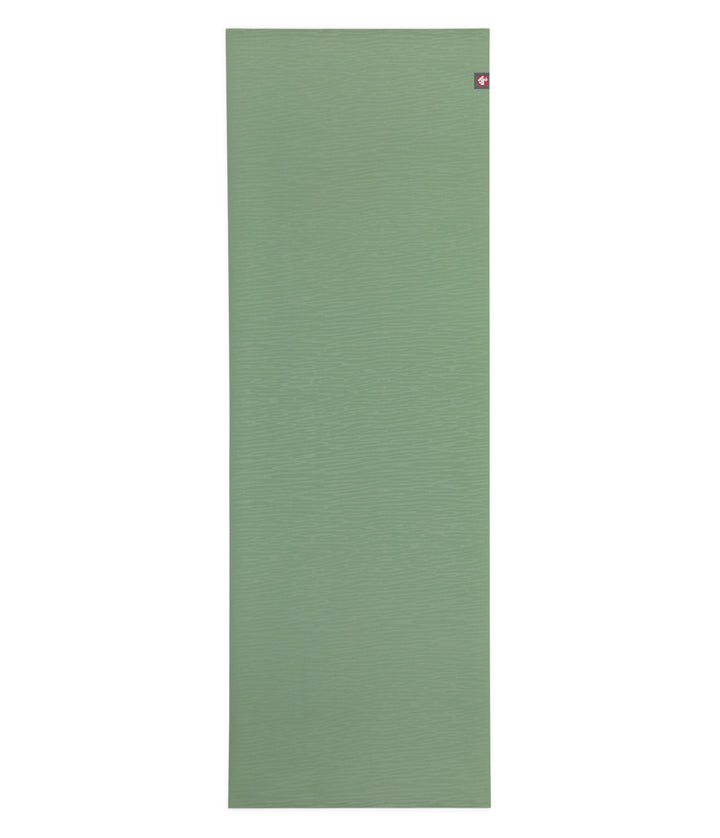 Manduka eKOLite 4mm Yoga Mat - Leaf Green - unfurled | Eco Yoga Store