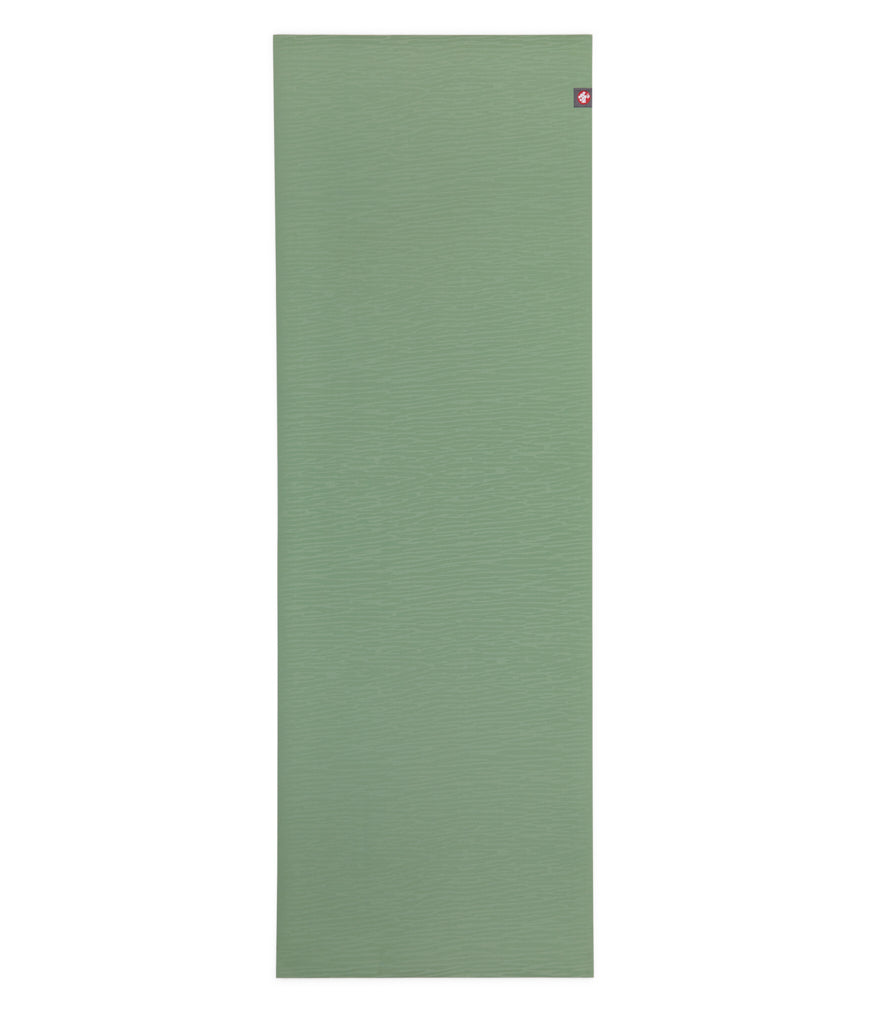 Manduka eKOLite 4mm Yoga Mat - Leaf Green - unfurled | Eco Yoga Store