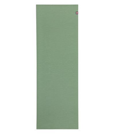 Manduka eKOLite 4mm Yoga Mat - Leaf Green - unfurled | Eco Yoga Store