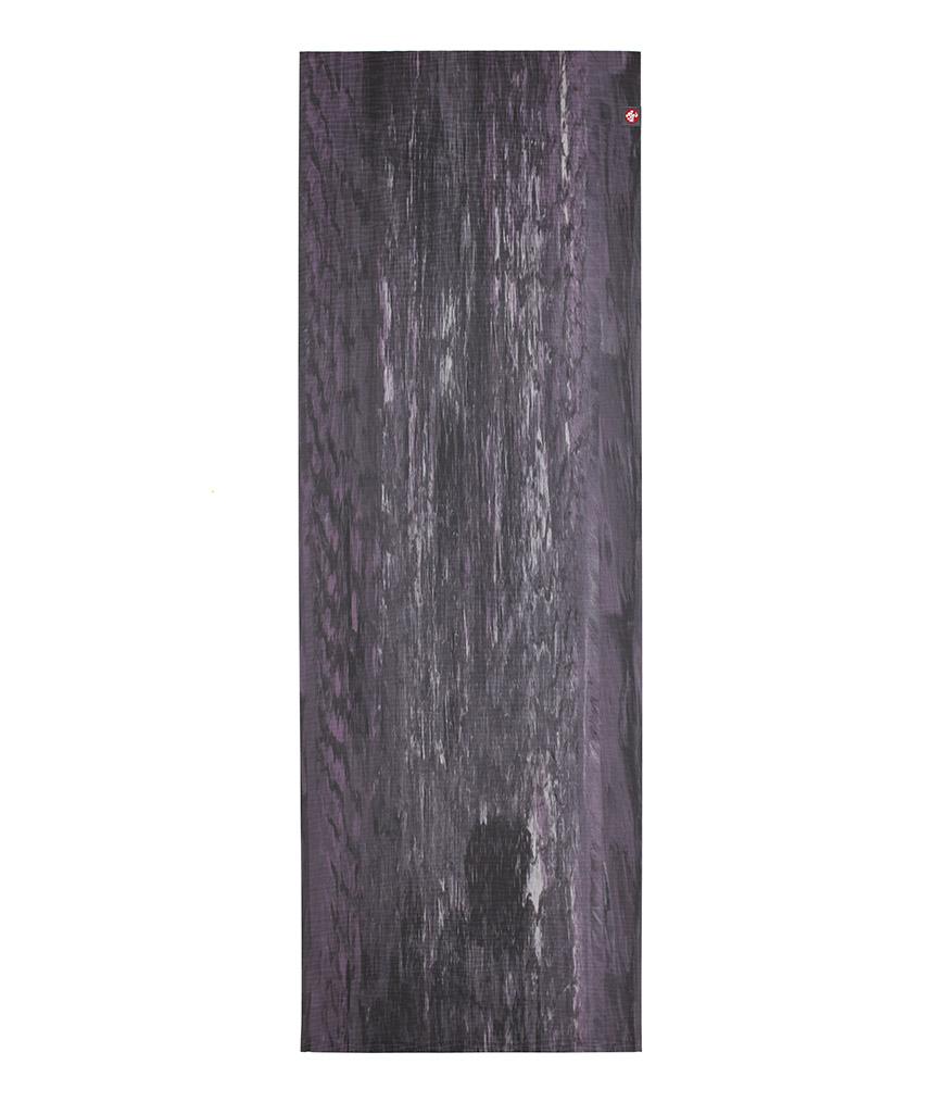 Manduka eKOLite 4mm Yoga Mat - Black Amethyst Marbled - unfurled | Eco Yoga Store