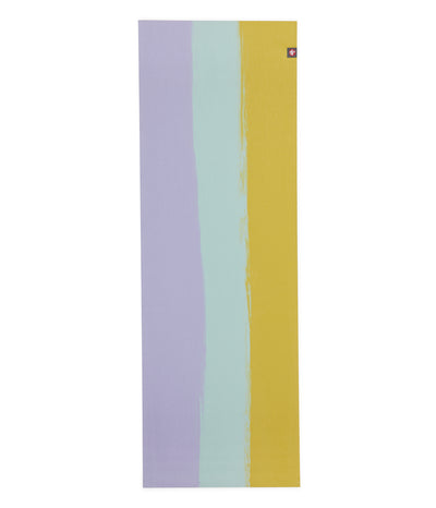 Manduka eKO Superlite 1.5mm Yoga Mat - Bamboo Stripe - unfurled | Eco Yoga Store