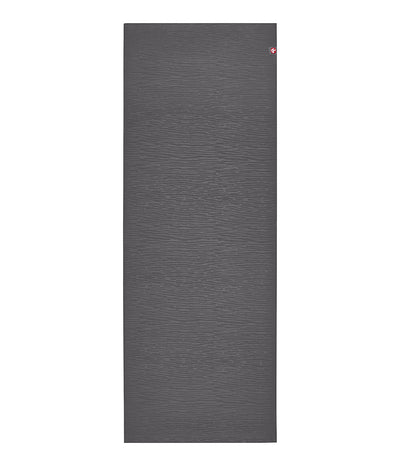 Manduka eKOLite 5mm Yoga Mat - Charcoal - unfurled | Eco Yoga Store