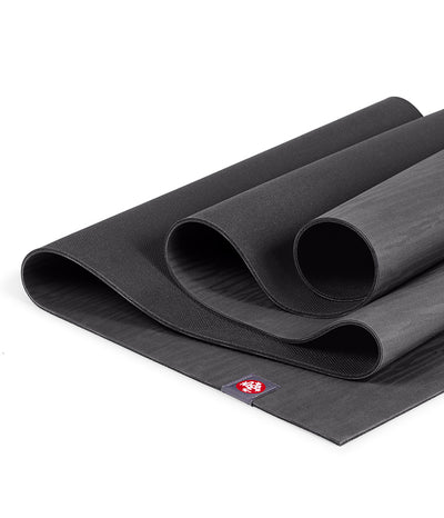 Manduka eKOLite 5mm Yoga Mat - Charcoal - folded | Eco Yoga Store