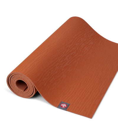 Manduka eKOLite 5mm Yoga Mat - Copper - part rolled | Eco Yoga Store