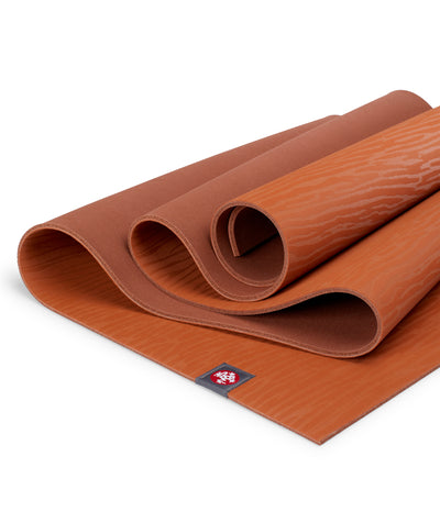 Manduka eKOLite 5mm Yoga Mat - Copper - folded | Eco Yoga Store