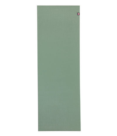 Manduka eKO Superlite 1.5mm Yoga Mat - Leaf Green - unfurled | Eco Yoga Store