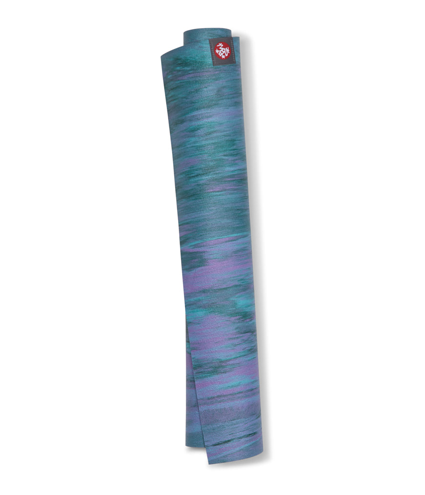 Manduka eKO Superlite 1.5mm Yoga Mat - Paisley Marbled - rolled vertical | Eco Yoga Store