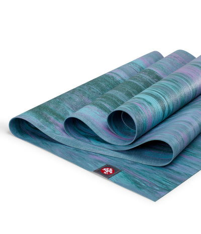 Manduka eKO Superlite 1.5mm Yoga Mat - Paisley Marbled - folded | Eco Yoga Store